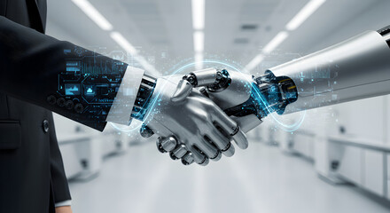 Poster - Business Partnership Between Human and Robot: Future of Technology and Collaboration