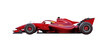 © jamesteoh.art - 3d rendering red modern formula one car racing isolated on transparent background