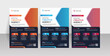 © MdMidhad - Creative Agency Business Flyers with Red, Orange, and Blue Variations for Service Promotion