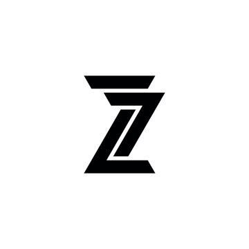 Modern letter Z and number 7 logo template. Abstract, outline and elegant.