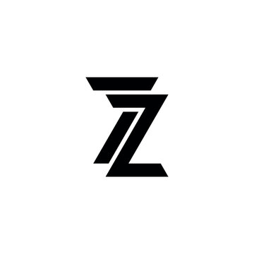 Modern letter Z and number 7 logo template. Abstract, outline and elegant.