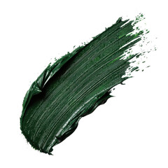 Poster - Vibrant green paint stroke creates dynamic and artistic effect, showcasing texture and movement. This captures essence of creativity Transparent background or png