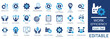 © Iconify - Work efficiency icon set. Flat vector design featuring productivity, planning, time management, workflow, teamwork, and business strategy. Clean, editable, minimal style.