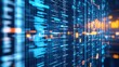 © super - Abstract digital data stream visualization.