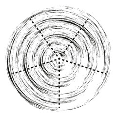 Poster - Abstract spiral pattern. Concentric line design. Hypnotic circle vector. Dynamic motion graphic.
