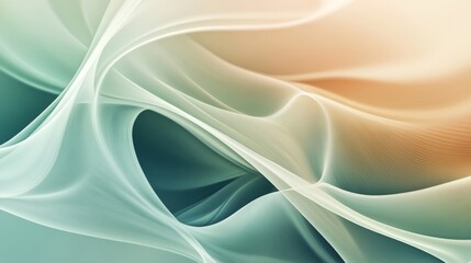 Poster - A serene abstract background with flowing lines and muted tones, evoking a sense of tranquility and elegance for a refined and stylish appearance.