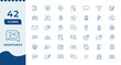 © Icon_pack - Customer service icon set. Containing customer satisfied, assistance, experience, feedback, operator and technical support icons.