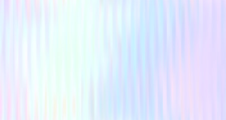 Poster - Vector Abstract Colorful Blurred Holographic Gradient background. Vertical Ribbed glass texture. Pastel bg.