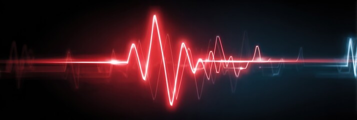 Poster - Heartbeat Monitor Line Transforms Into Risk Meter Indicating Minimal Upper Zone Acceptance Within Medical Monitoring Systems