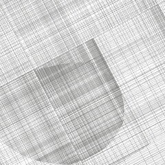 Poster - White mesh pattern. Curved grid design. Abstract vector texture. Minimal soft lines.