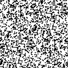 Aufkleber - Seamless diagonal random monochrome geometric pattern background design - abstract repetitive repeating vector graphic