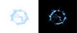 © Gunenko - Effect, lightning, ball, magic, and glow merge in this blue energy PNG. A transparent PNG Overlay with 3D thunder sparks perfect for tech, plasma, or futuristic explosion designs.