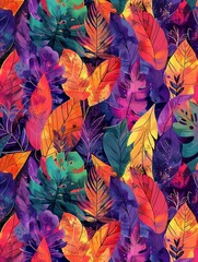 Poster - Vibrant abstract illustration of energy, creativity, fantasy, mystery, love, joy