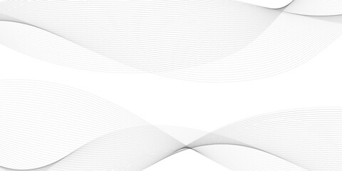 Poster - Abstract background with wave and curve line. Curve wave seamless pattern. Thin line wavy abstract vector background. Curve wave seamless pattern. Vector illustration.