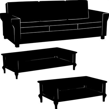 Furniture set black version