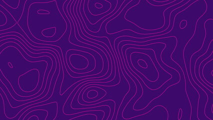 Wall Mural - Abstract purple lines. Wavy pink contours.