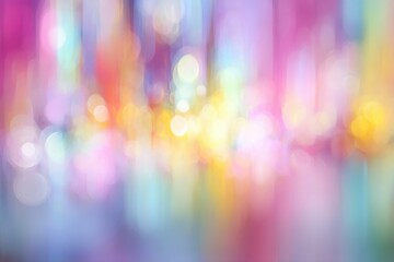 Poster - A soothing abstract background of blurred pastel lights creating a calming artistic atmosphere for creative projects