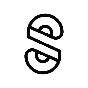 Abstract Tech Letter S Logo
