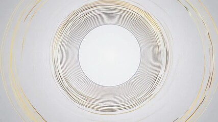 Poster - Abstract Geometric Background with Circular Design and Soft Lines, Perfect for Modern Art Projects, Websites, and Creative Digital Media 4k video footage