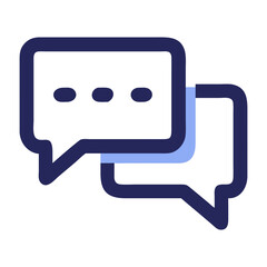 Poster - communication, conversation, dialogue, chat bubbles, messaging icon