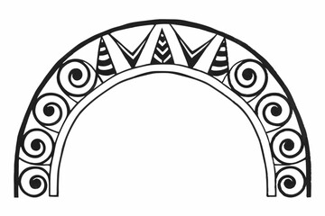 vector illustration of a decorative ornament