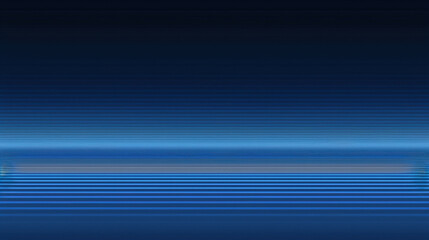 Poster - deep blue background with horizontal lines creating pulse effect, evoking sense of calm and depth