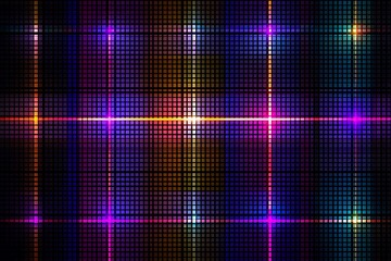 Poster - Abstract colorful grid light background technology design wallpaper illustration texture pattern art graphic 100
