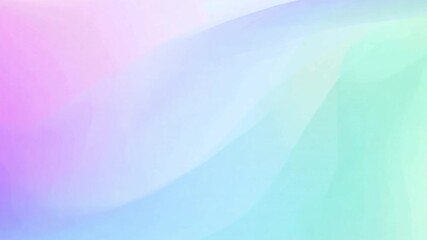Poster - abstract gradient background with soft pastel colors blending in a dreamy and serene composition ide