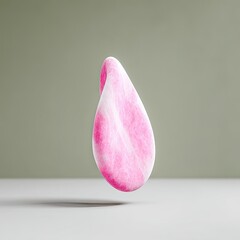 Poster - Pastel Pink and Beige Soft Blob Form