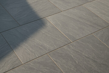Poster - Natural striations and subtle gray variations arranged in a clean grid pattern symbolizing structure and precision often valued in professional settings