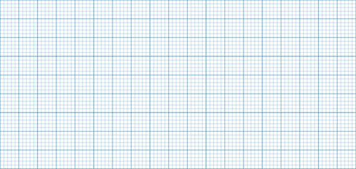 Graph paper lined for study at school or technical. Blueprint. Seamless pattern millimeter paper. Technical grid vector background
