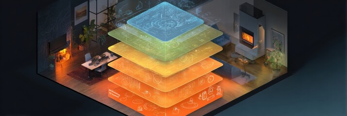Poster - Three Layers of Digital Defense Emphasize the Importance of Software, Habits, and Awareness in a Secure Environment for a Modern Home