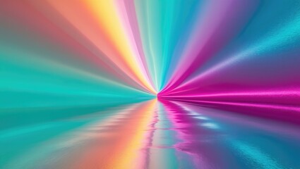 Poster - Gradient shifting from blue to magenta