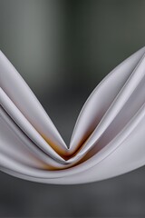 Poster - Smooth Beige Fabric Folds with Subtle Creases