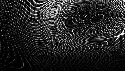 Leinwandbilder - Modern abstract overlay transparent background texture with layers of black and gray transparent material in grunge lines in random geometric