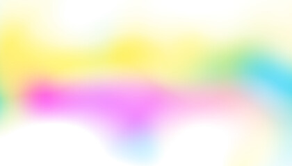Poster - Rainbow colours Blurred transparent gradient background. Transparent png overlay background