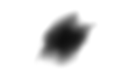 Aufkleber - Black abstract shadow png overlay effect, transparent background