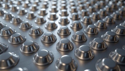 Dot pattern metal background featuring a textured surface with a repeating design.
