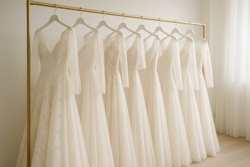 Poster - Elegant bridal gown collection available at the boutique