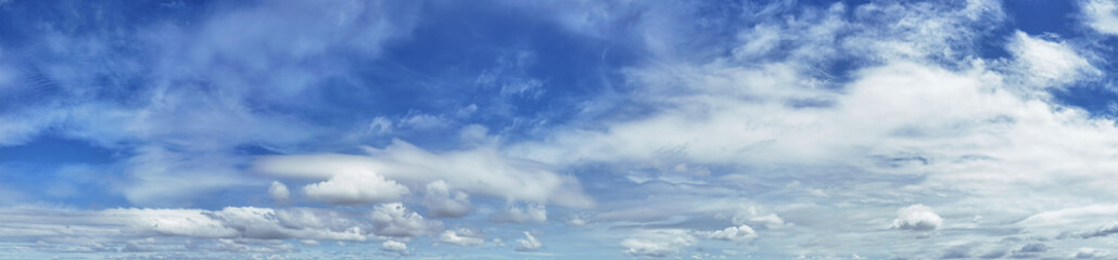 Wall Mural - Blue sky and beautiful clouds shape. Image for background and wallpaper.Blue sky with clouds background.Sky daylight. Natural sky composition. Element of design.