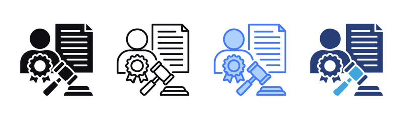 Poster - Authoritative icon sheet multiple style collection