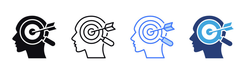 Poster - Accuracy icon sheet multiple style collection