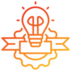 Poster - Established Line Gradient Icon
