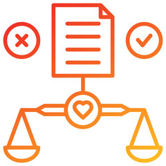 Poster - Ethical Line Gradient Icon