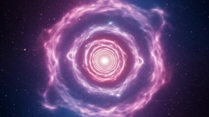 Wall Mural - cosmic tunnel of light - a vibrant, swirling nebula forms a tunnel of light in deep space, radiating