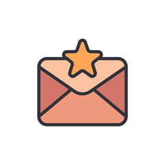 Poster - Featured Message With Star Icon For Important Communication Reminder