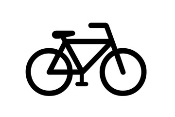 Poster - Bicycle illustration showcasing a simple design suitable for various contexts and creative projects