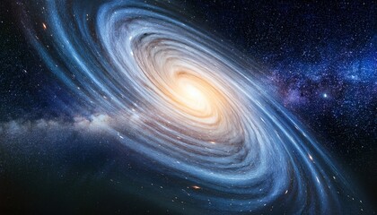 Wall Mural - spiral galaxy background