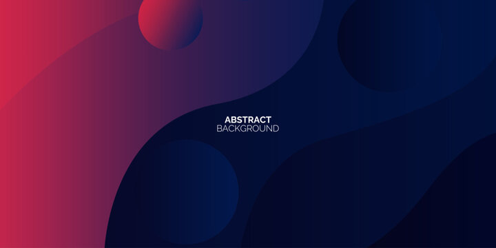Colorful gradient abstract background with circle. smooth gradient curves. Minimalist style. Suit for cover, poster, banner, brochure, website, flyer, book