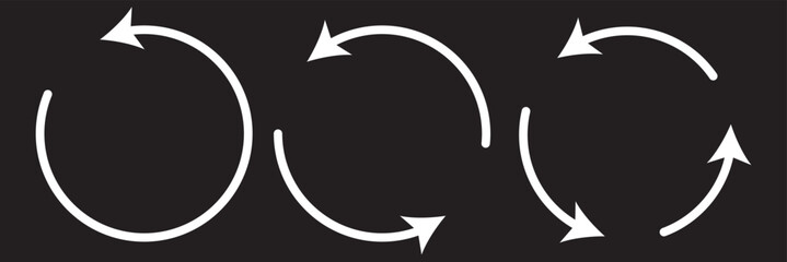 Fototapete - circle arrow icon. rotate arrow icon. refresh vector icon. restart or reload vector symbol. update r